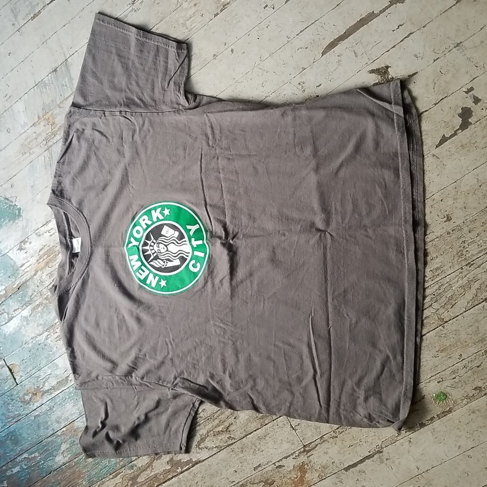 Gildan New York City logo grey tshirt size XL
